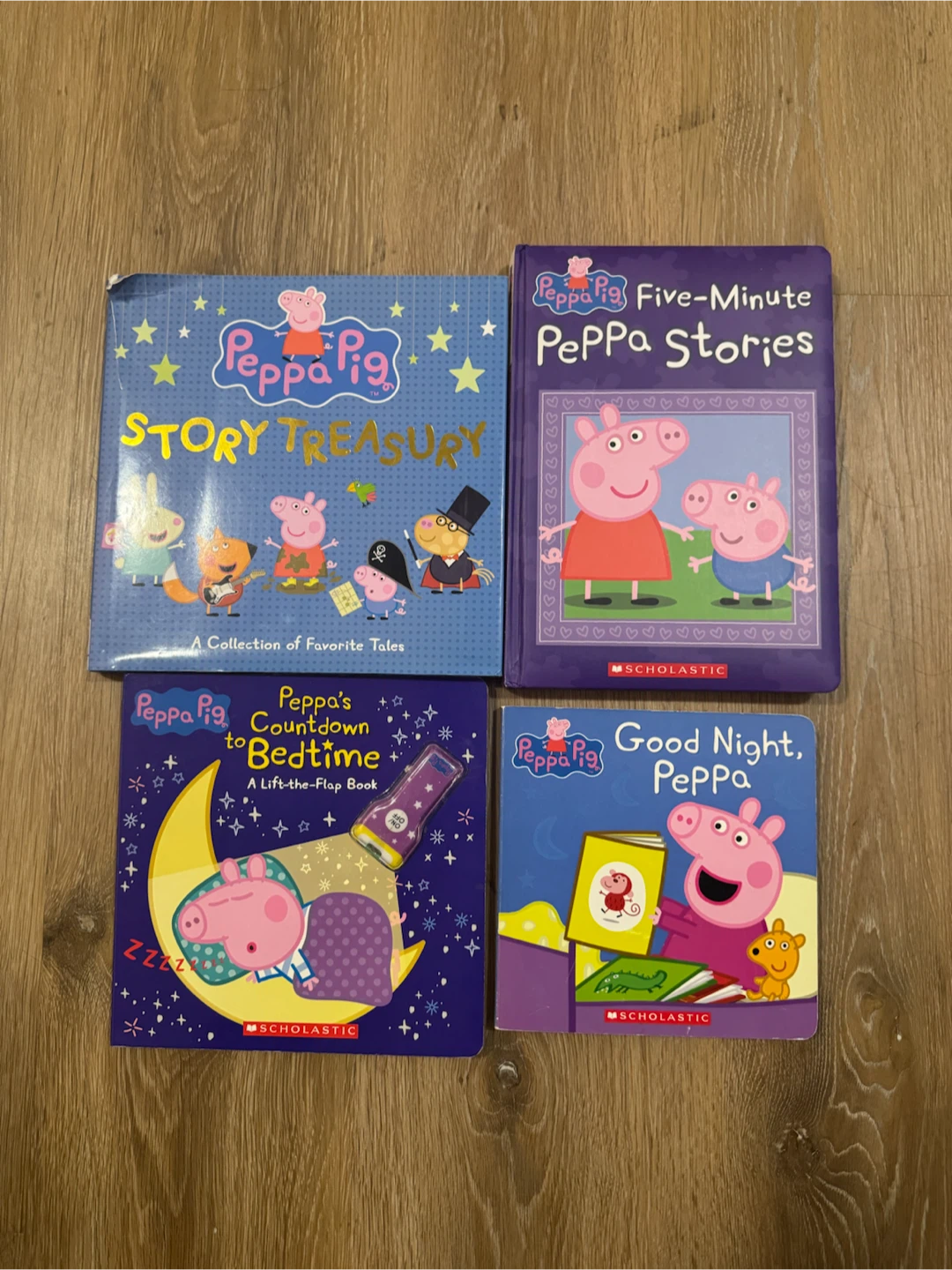 Peppa Pig Hardcover Books x 4