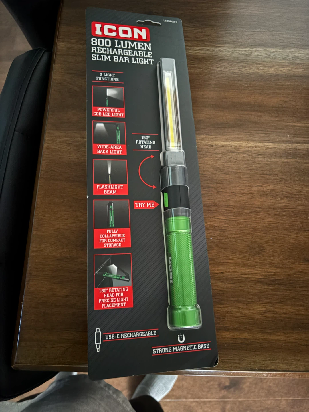 ICON 800 Lumen Rechargeable Slim Bar Light - photo 2