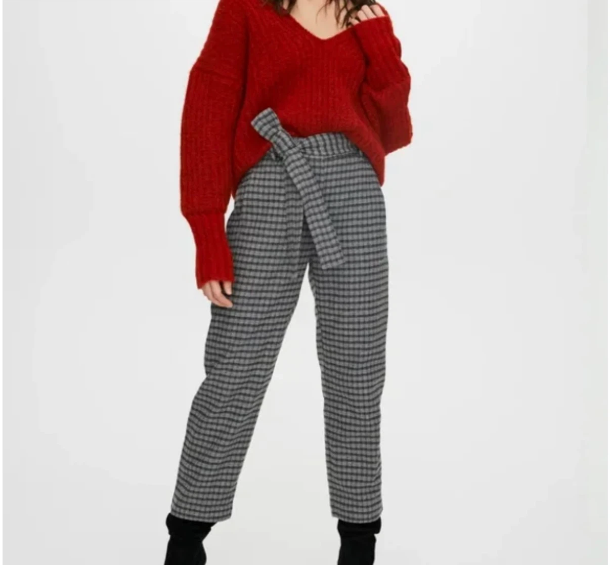 Aritzia Jallade plaid Cropped Wool  Pants