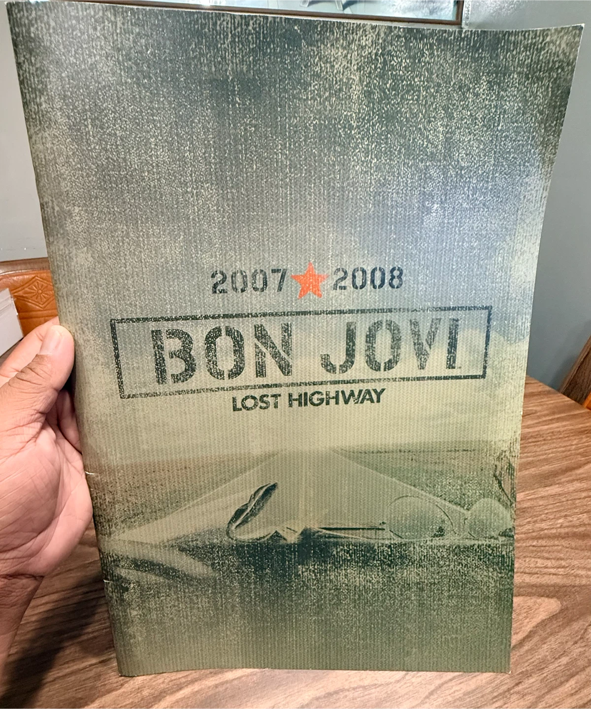 BON JOVI LOST HIGHWAY TOUR PROGRAM & ORIGINAL TICKET - photo 2