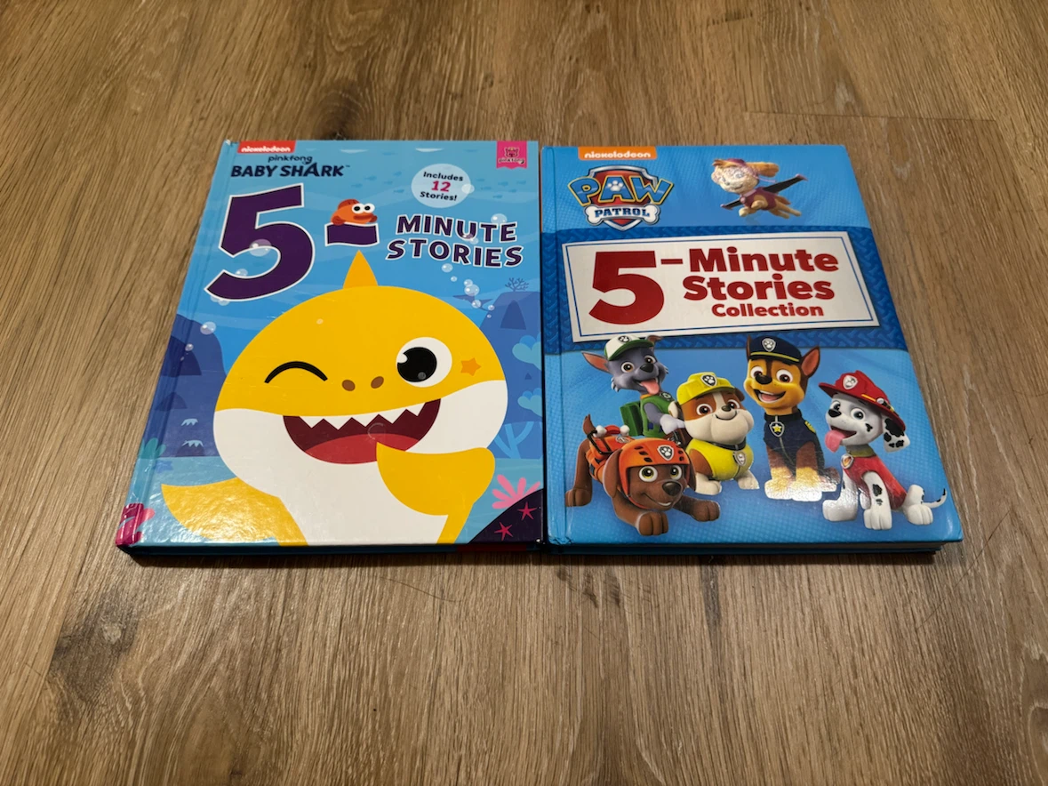 5 Minute Stories for Kids - Paw Patrol and Baby Shark