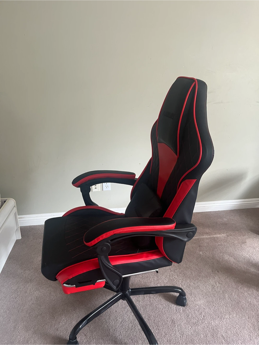 NIONIK Gaming Chair - Black/Red - photo 3