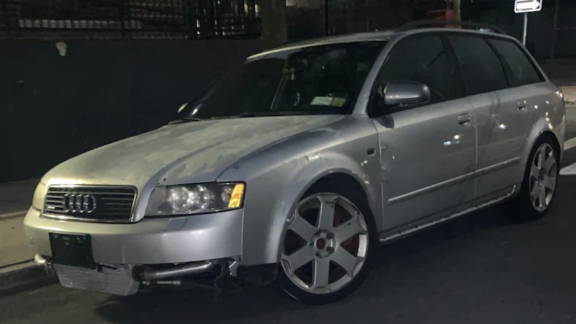 Silver Audi A4 Wagon - Modified Exhaust