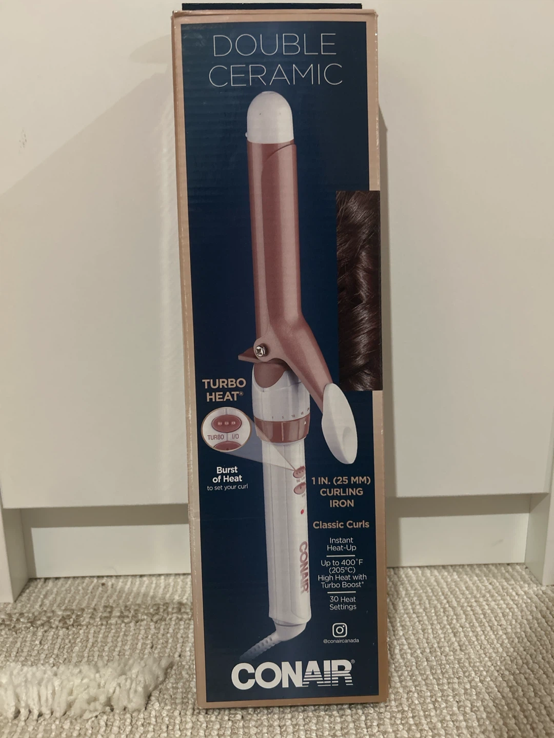 Conair Double Ceramic 1-Inch Curling Iron