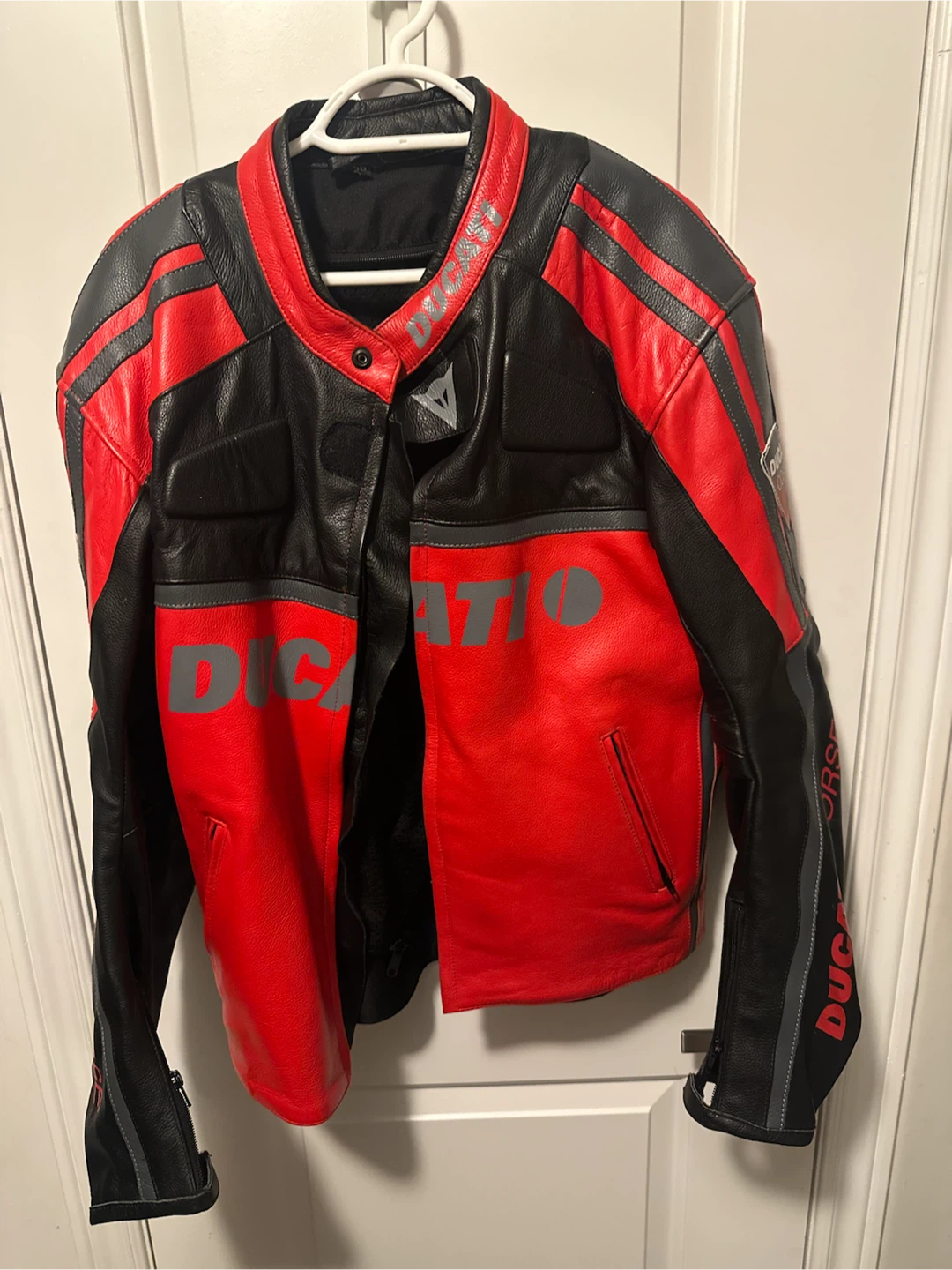 Ducati Corse Leather Motorcycle Jacket