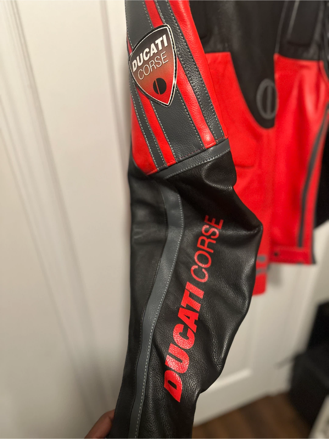 Ducati Corse Leather Motorcycle Jacket - photo 3