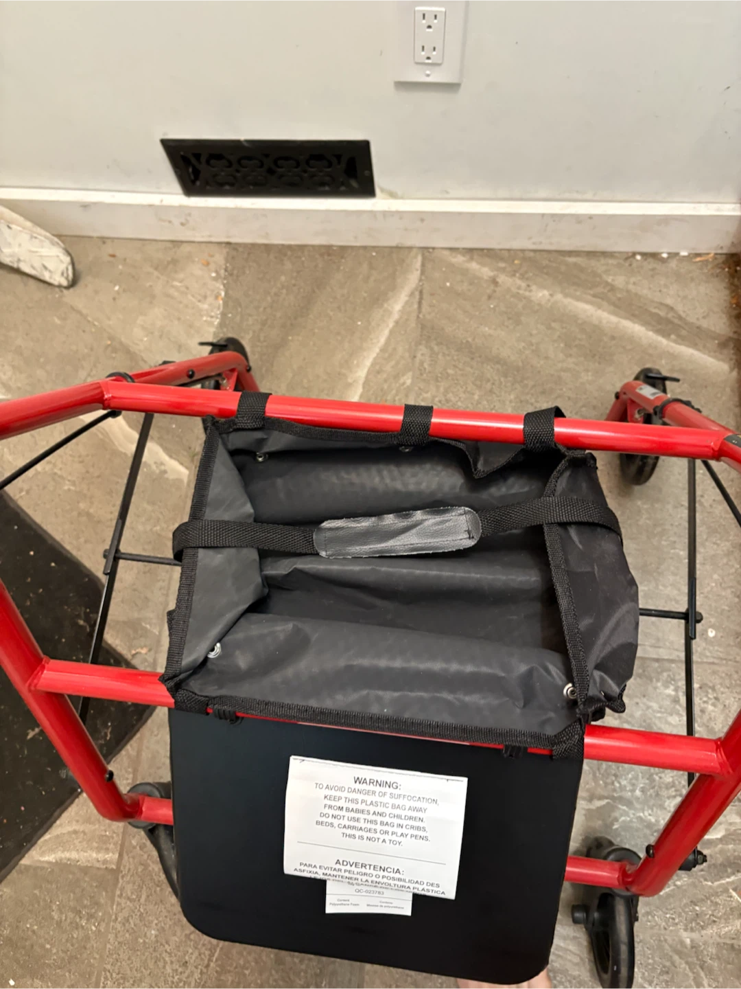 Drive Medical Red Walker with Seat - photo 3