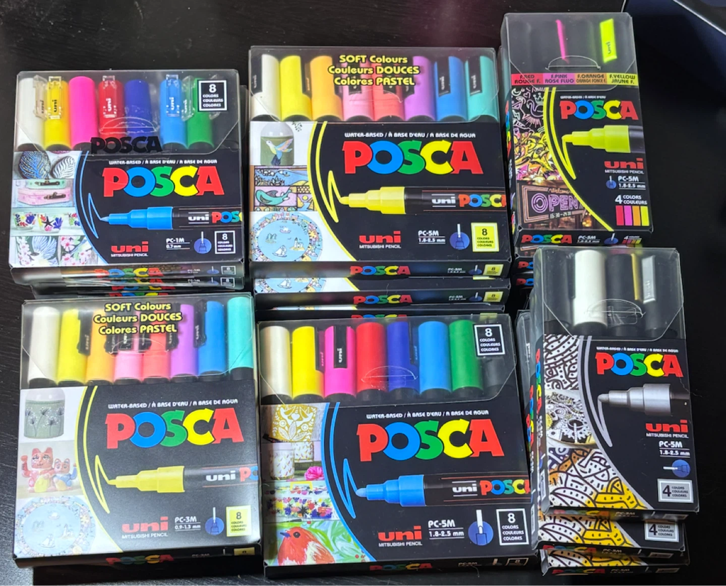 POSCA Water-Based Paint Markers various sets and colours