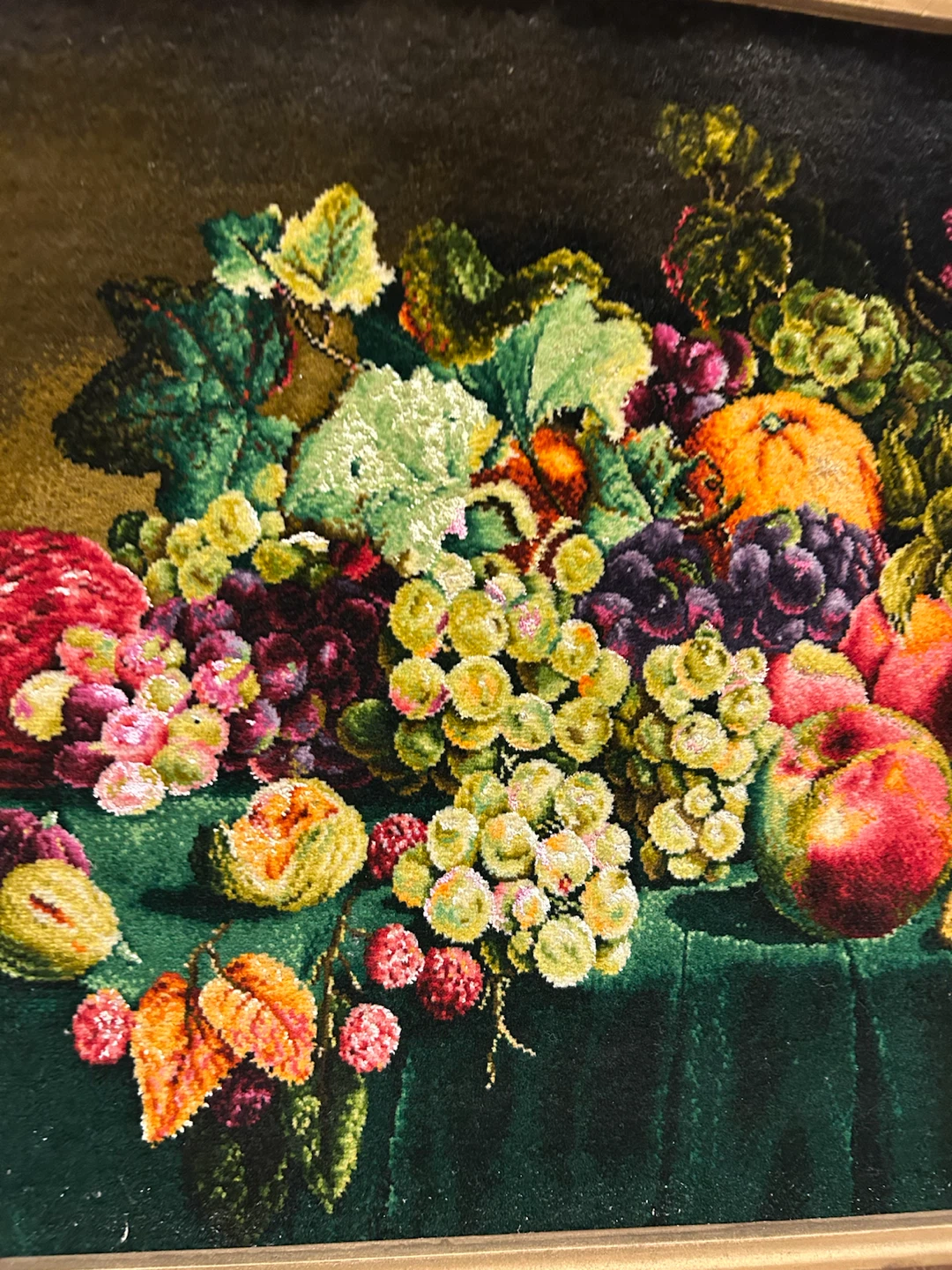 Persian Silk Pictorial Rug Still Life Fruit - photo 2