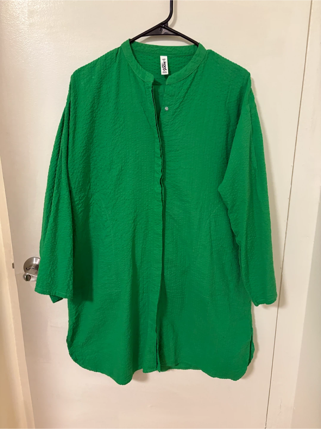 2 piece Green Textured Tunic cord set