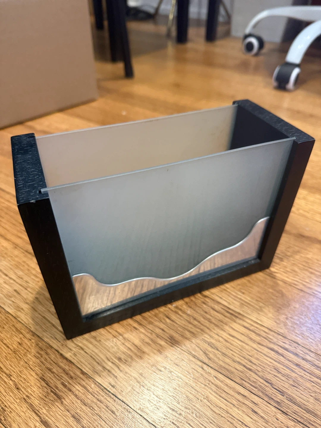 Partylite Frosted Glass Candle Holder