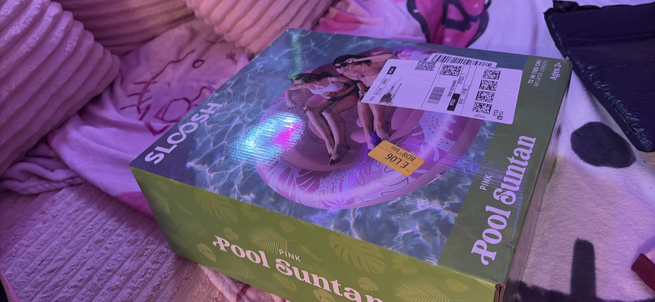 SLOOSH Pink Pool Suntan Float - photo 2