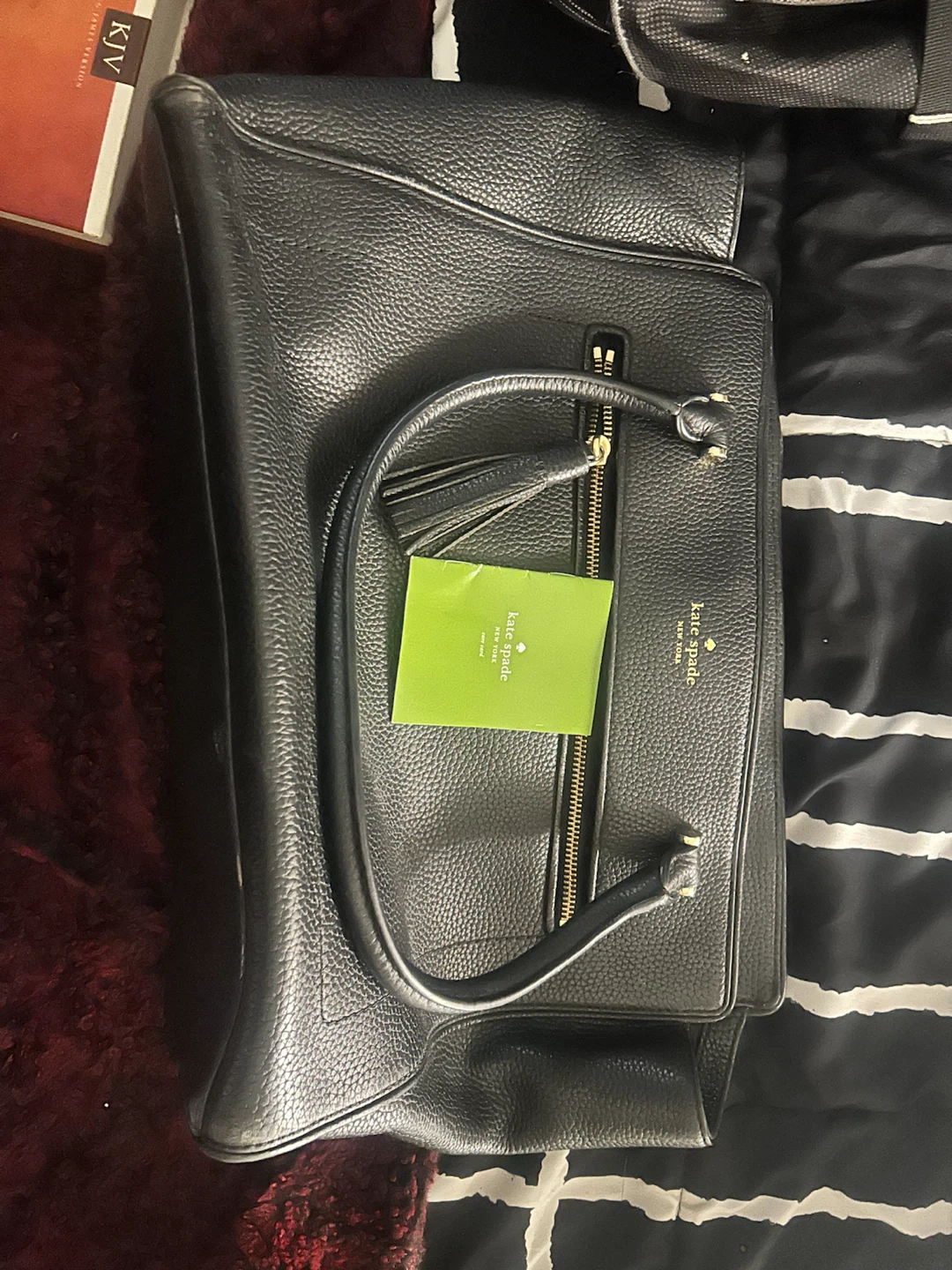 Kate Spade Black Leather Tote Bag - photo 2