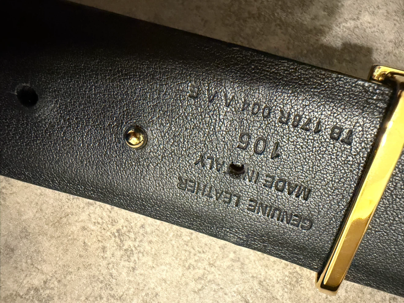 Tom Ford Black Croc Embossed Leather Belt - photo 2