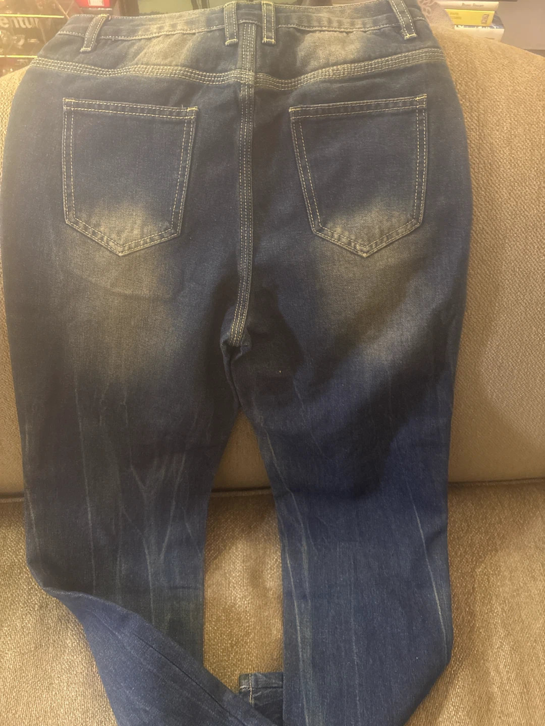 Distressed Jeans with Patches - Size 13Y - photo 2