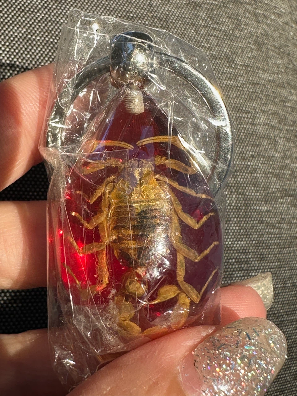NEW Scorpion in Resin Keychain - photo 2