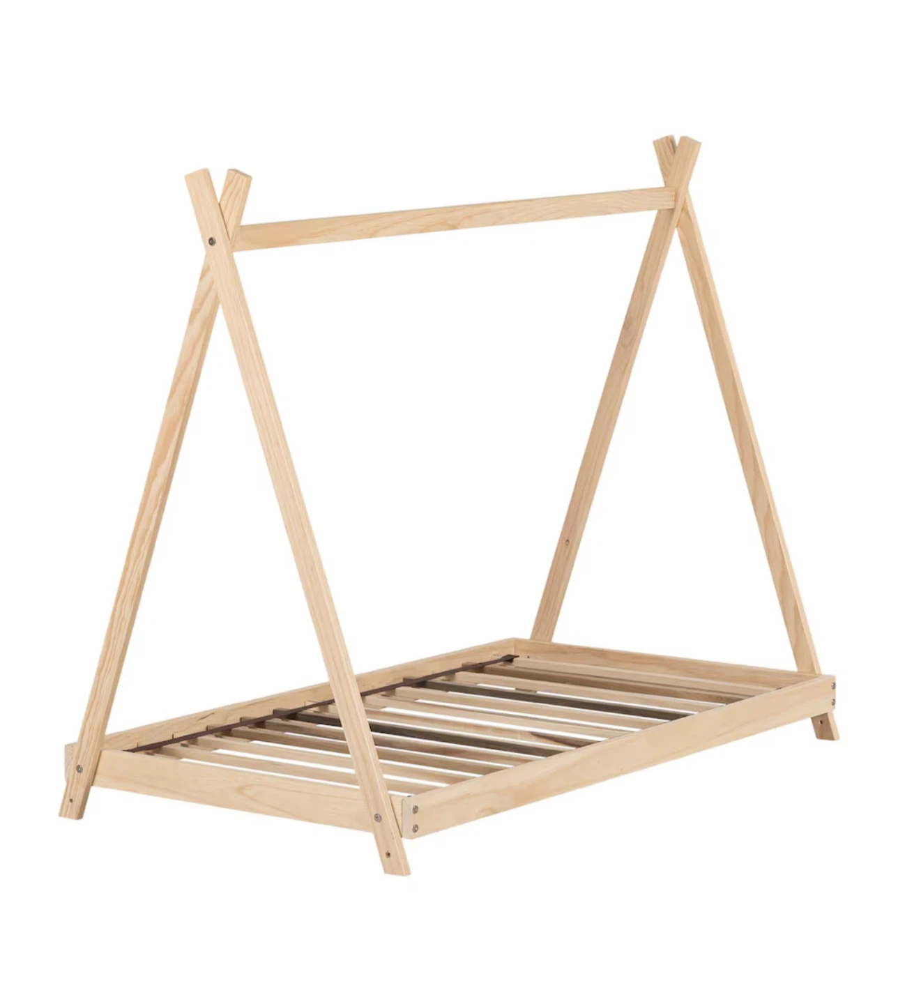 New South Shore Sweedi Solid Wood Toddler Bed – Fully Assembled