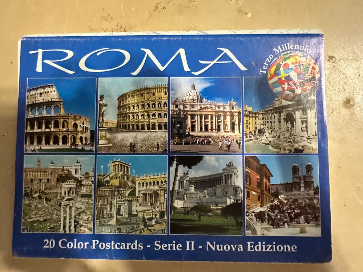 Roma Terzo Millennio 20 Color Postcards - Serie II
