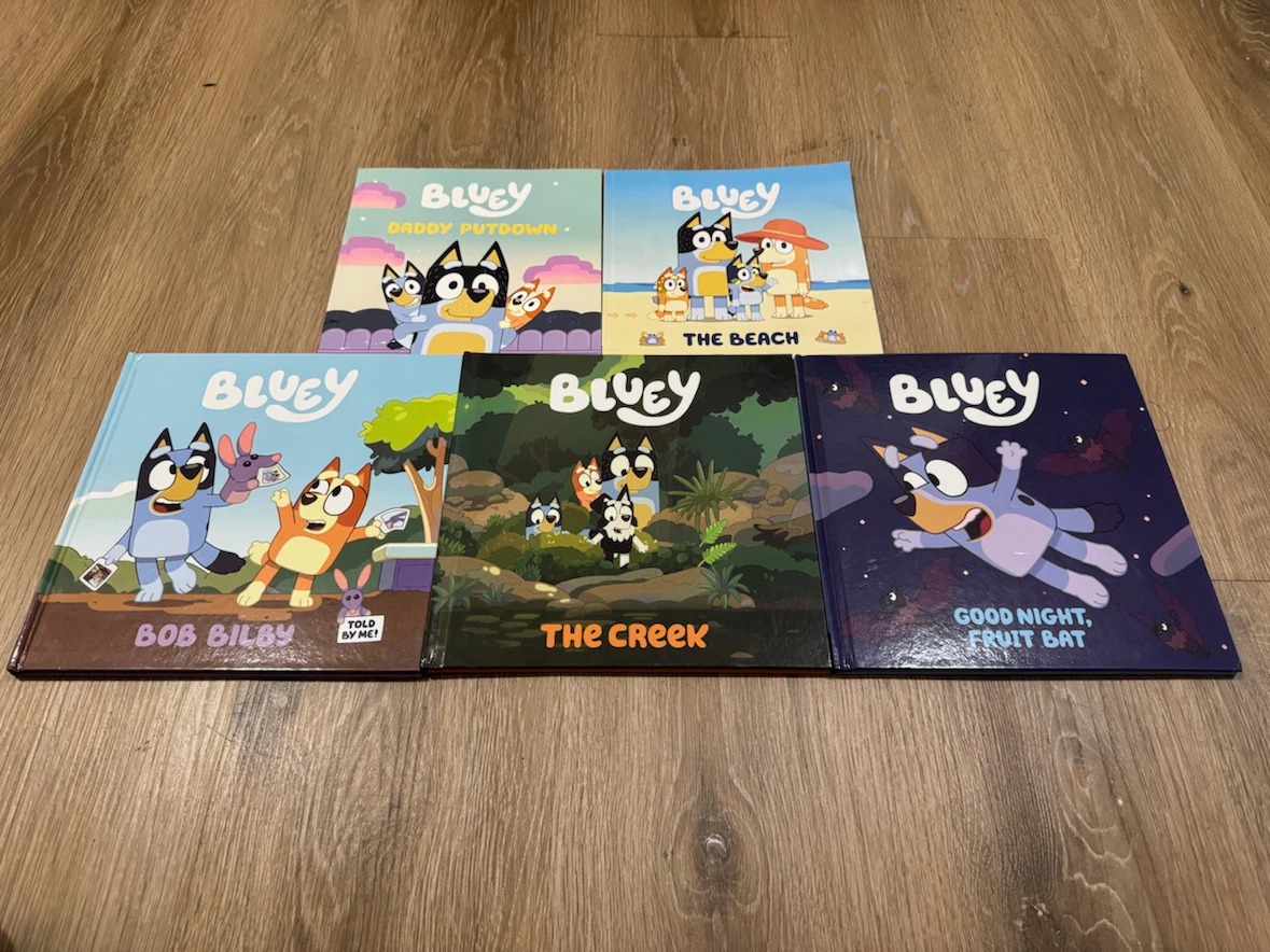 Bluey Hardcover Books x 3