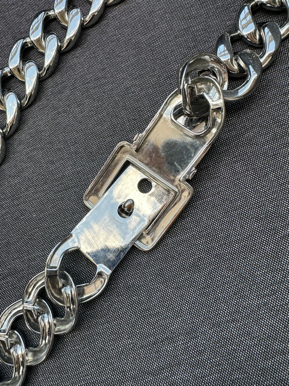 Armani Exchange Heavy Silver Chain Belt - photo 5