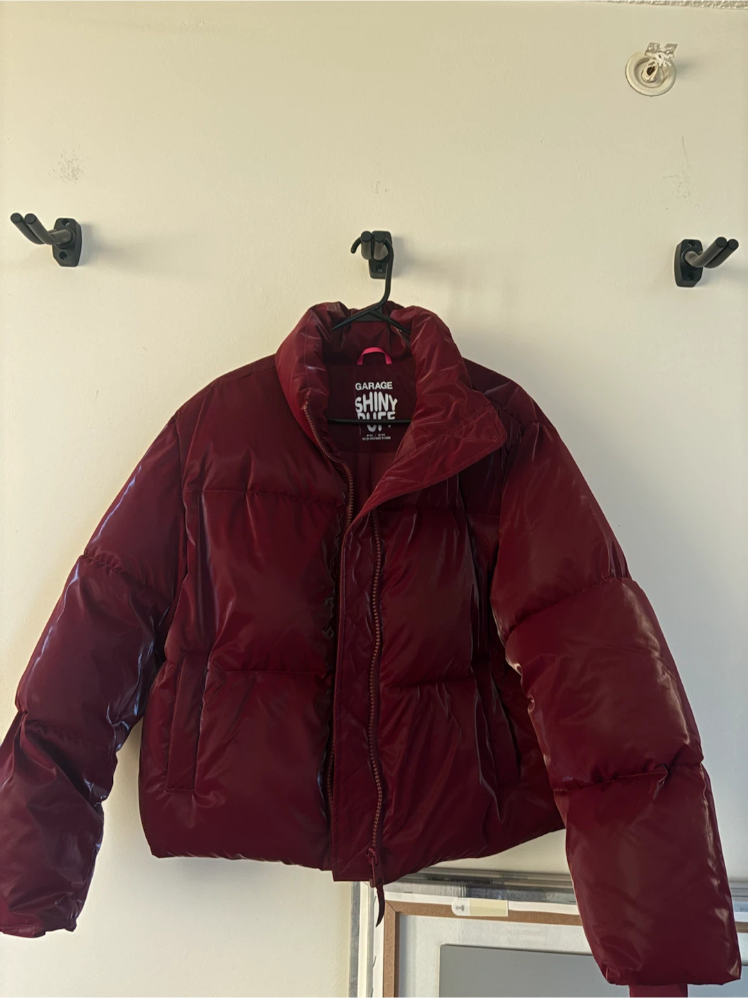 Garage Shiny Puffer Jacket
