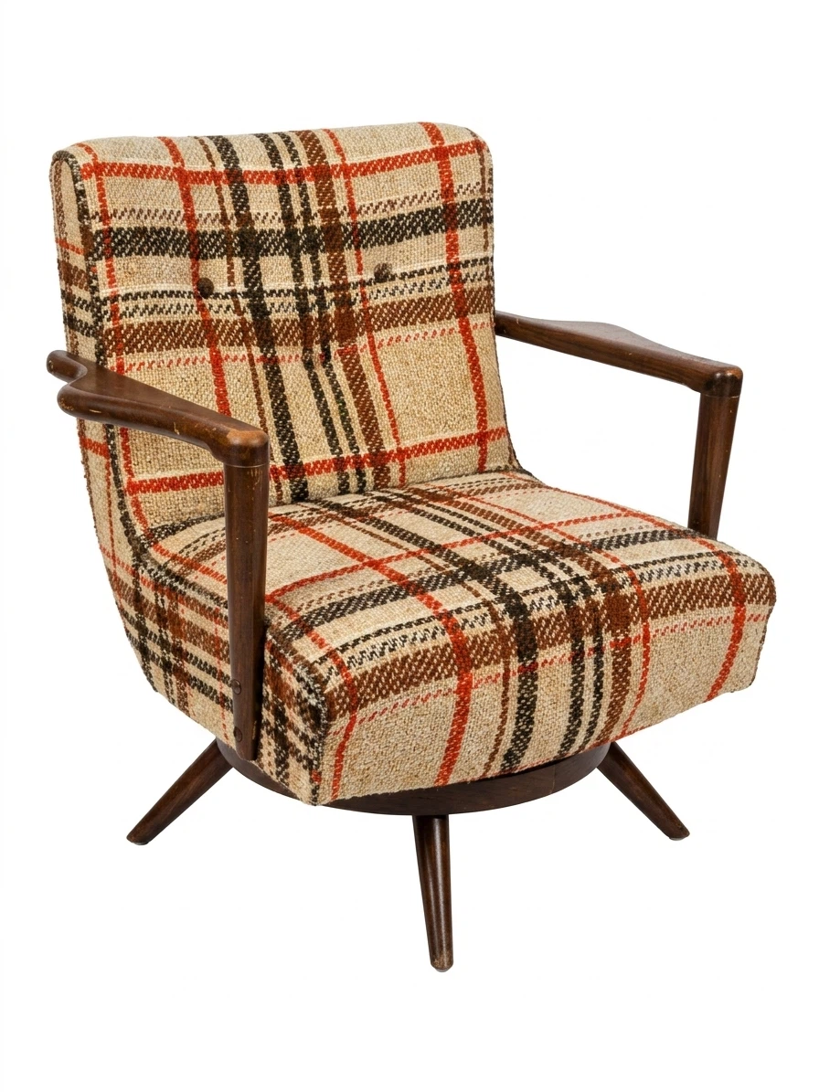 BOGDEN & GROSS swivel/rocking chair from 1950s to early 1960s;