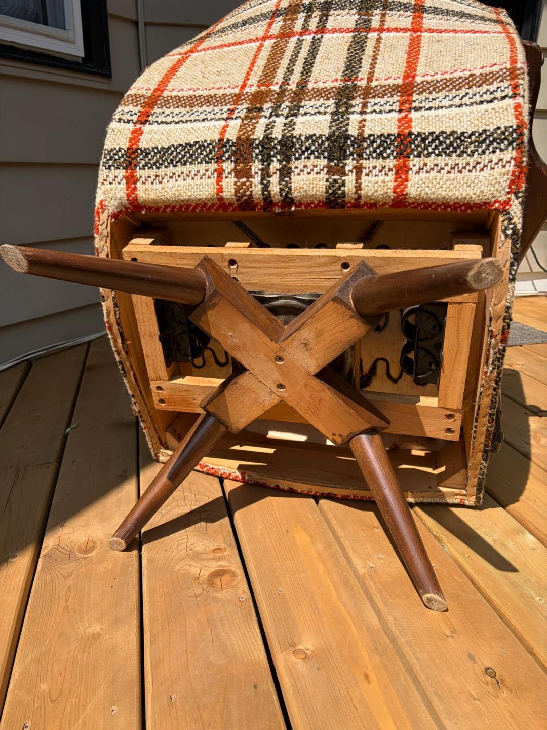BOGDEN & GROSS swivel/rocking chair from 1950s to early 1960s; - photo 2