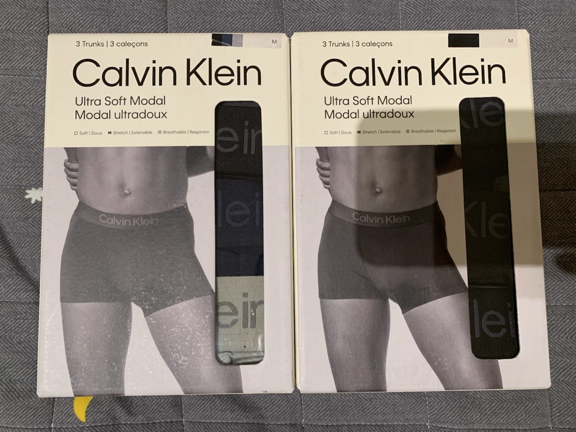 Calvin Klein 3 Ultra Soft Modal Trunks (3 Pack)