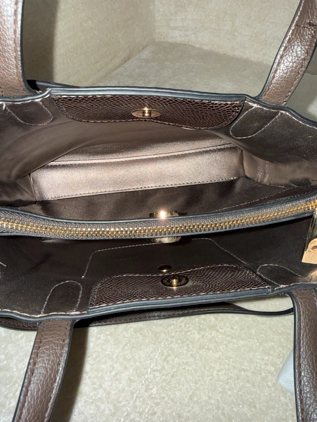 LUELLA GREY Brown Handbag - photo 4
