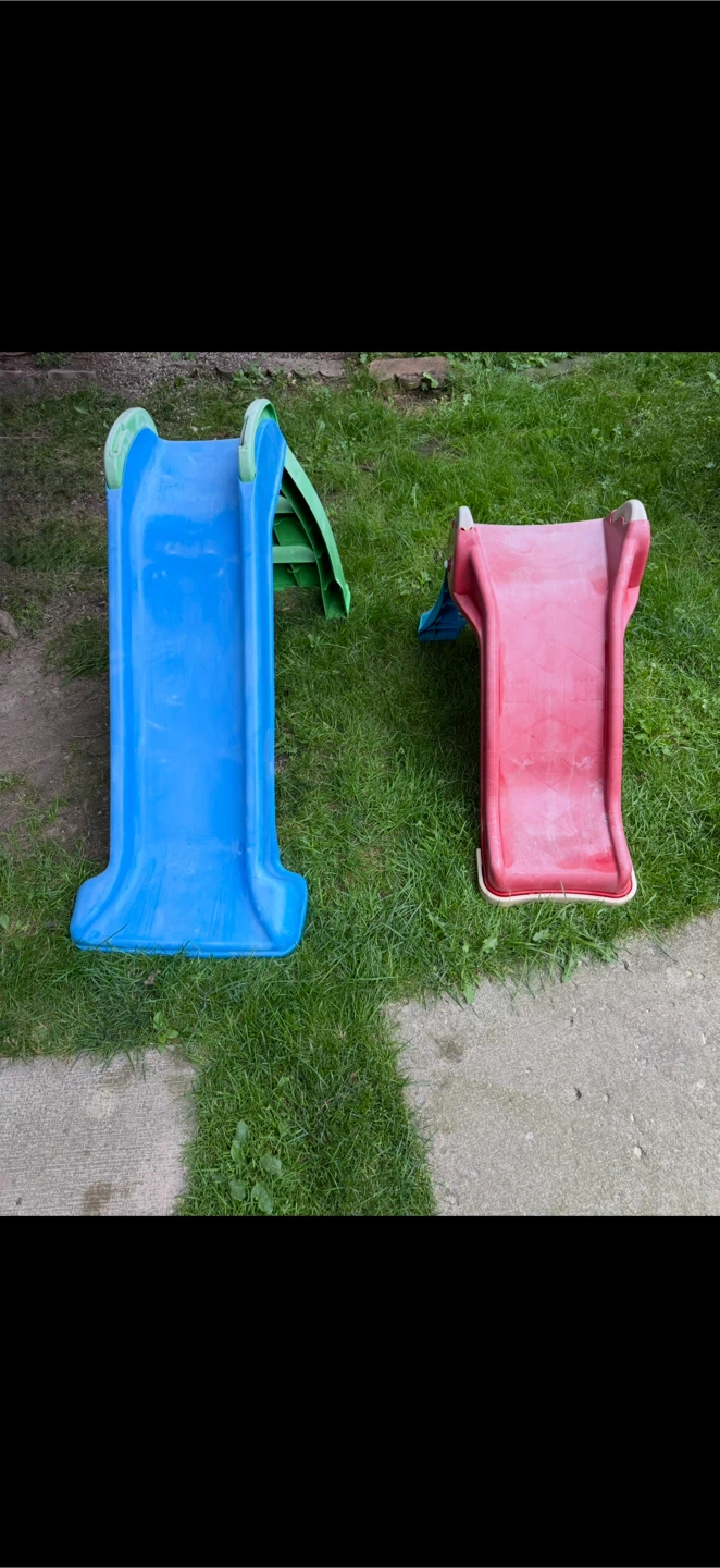 Big Slide and Small Slide Set Outdoor Indoor