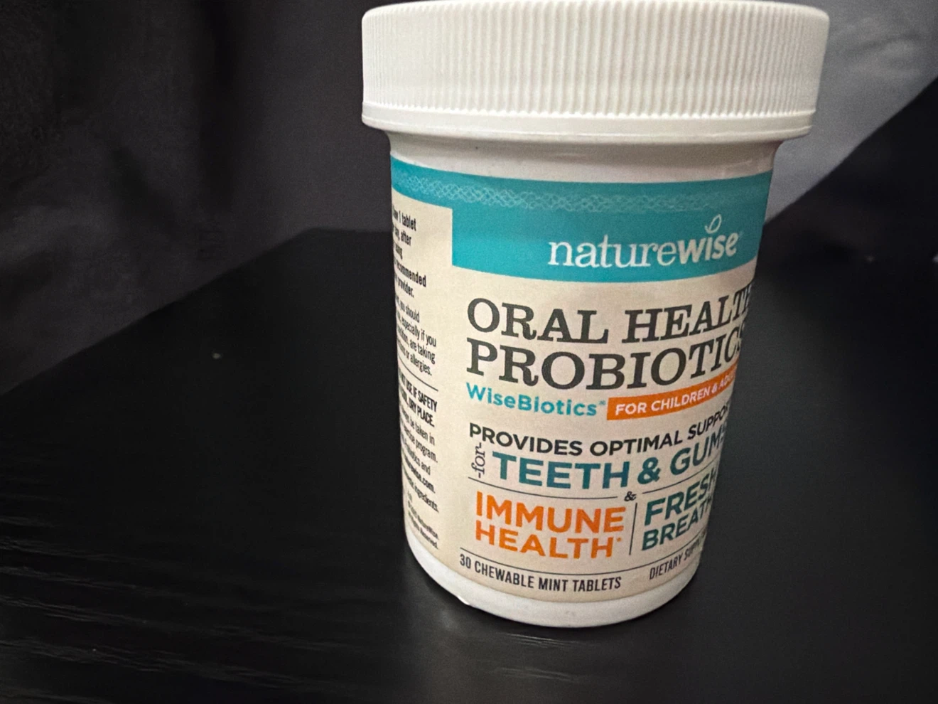 Naturewise Oral Health Probiotic ChewableTablets - 30 Count