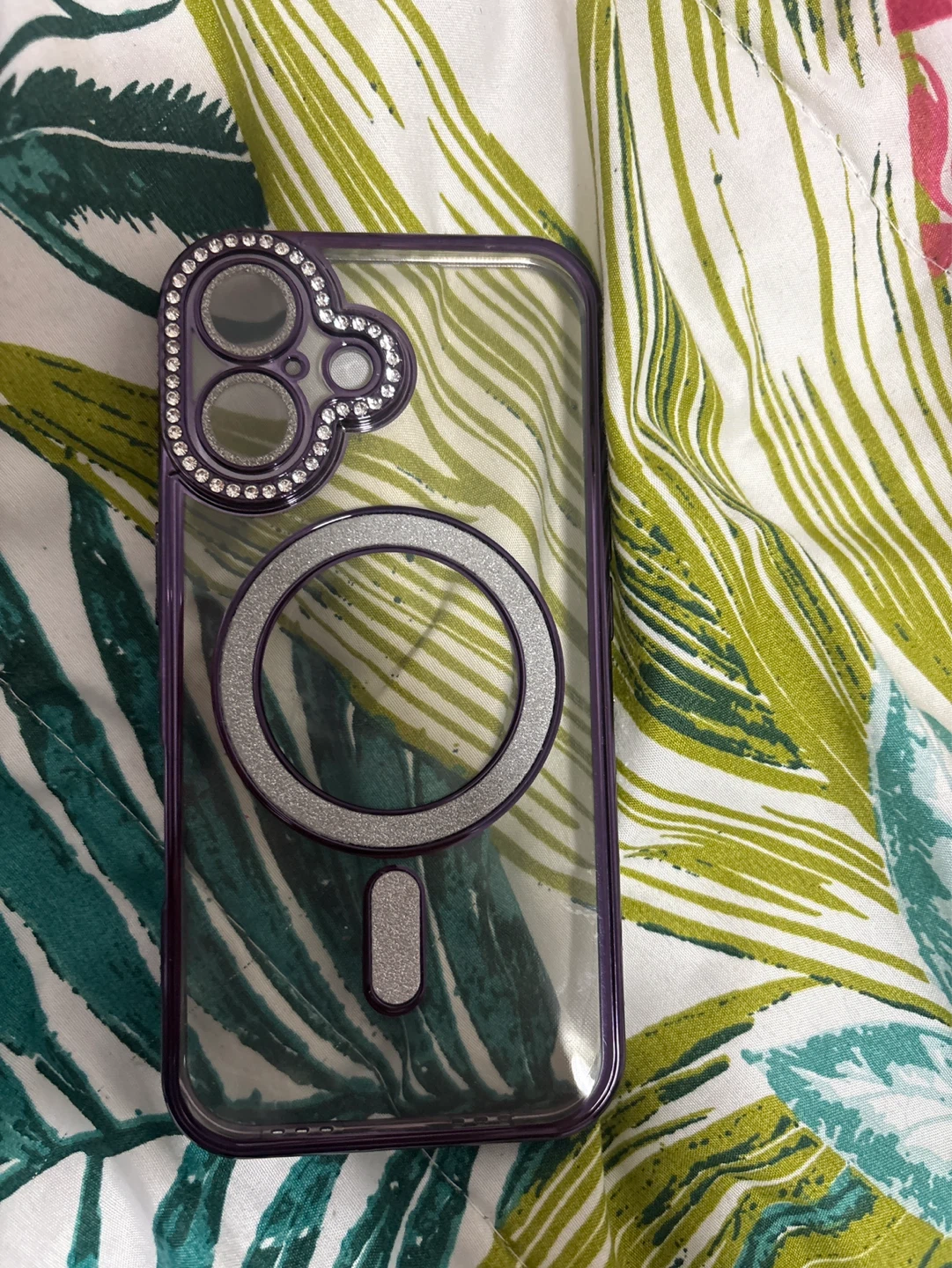 Iphone16 case Purple iPhone Case  Trim and MagSafe Ring