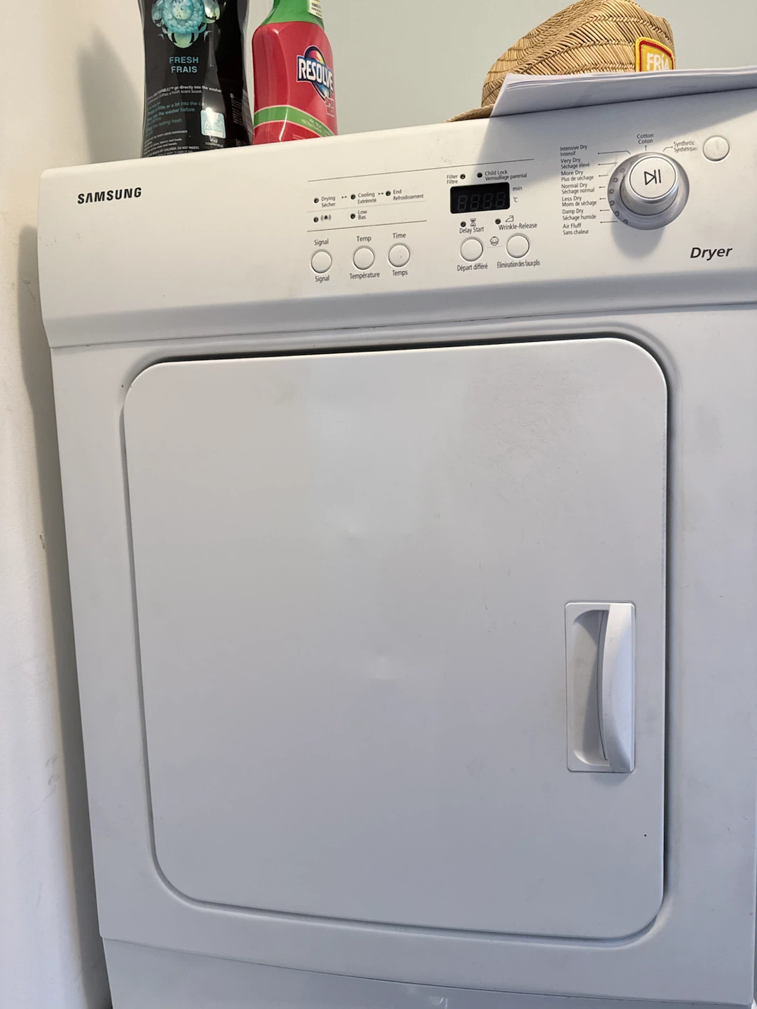 Free Samsung Stackable Dryer