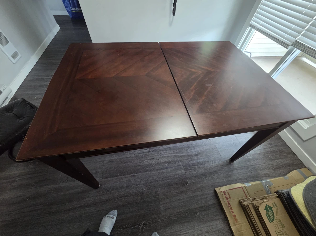 Dark Wood Dining Table