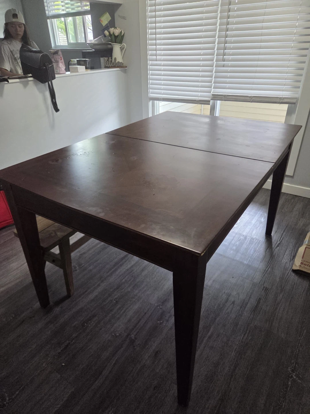 Dark Wood Dining Table - photo 2