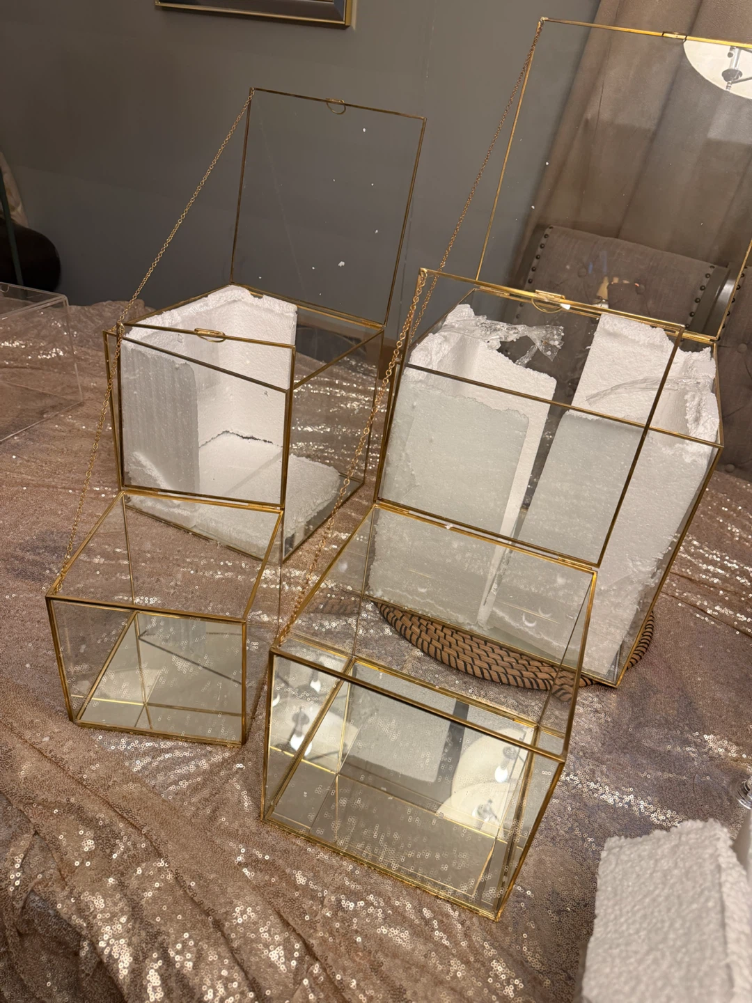 Glass Terrarium Display Boxes - Set of 4 for rent - photo 3