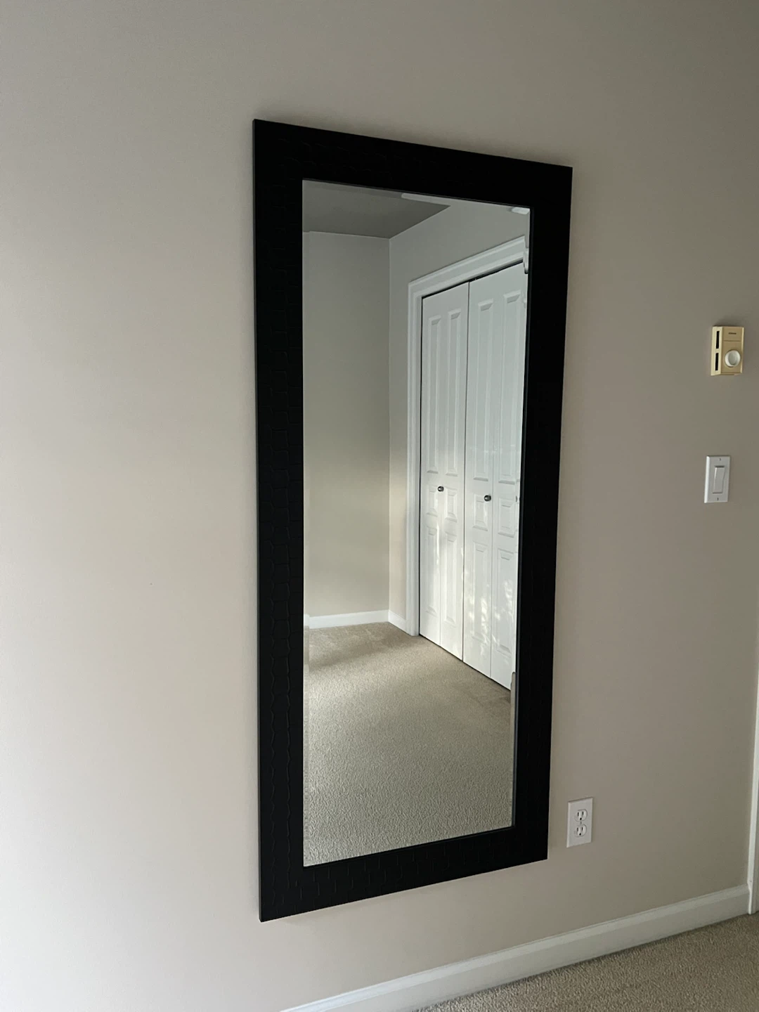 Black Framed Mirror