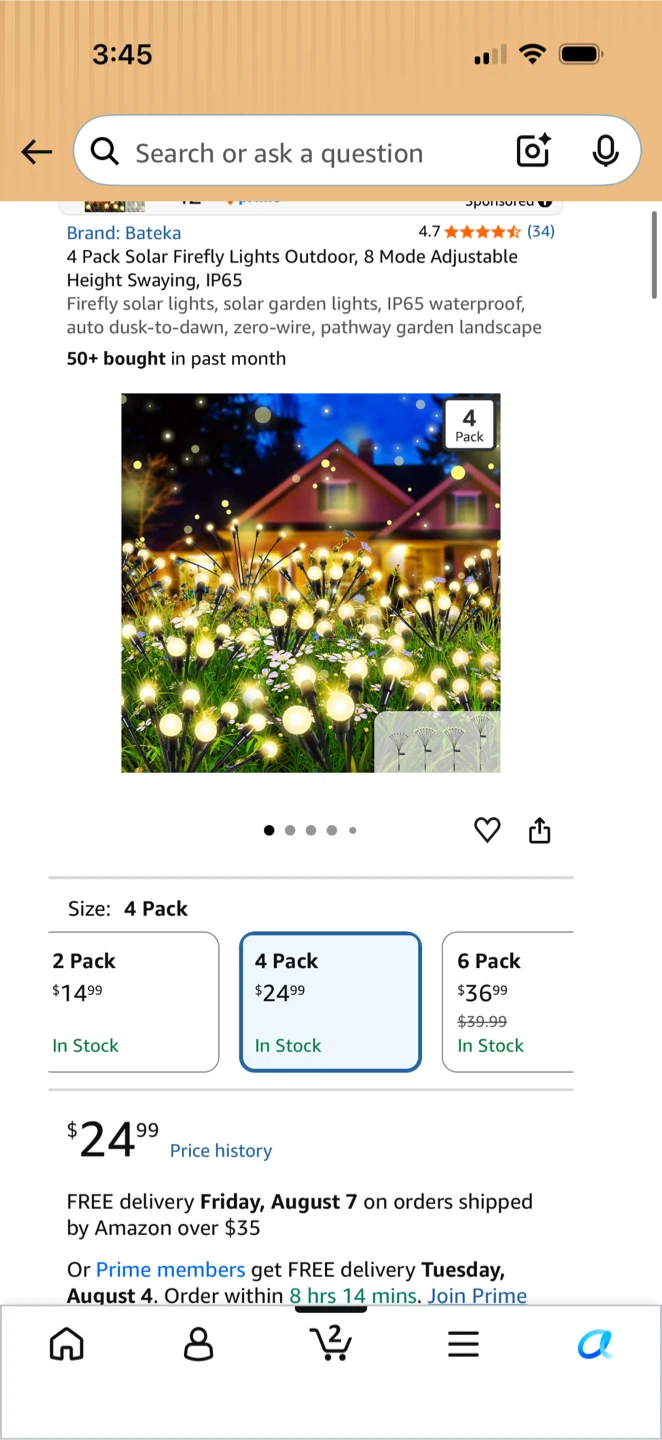 4 Pack Solar Firefly Lights - photo 4