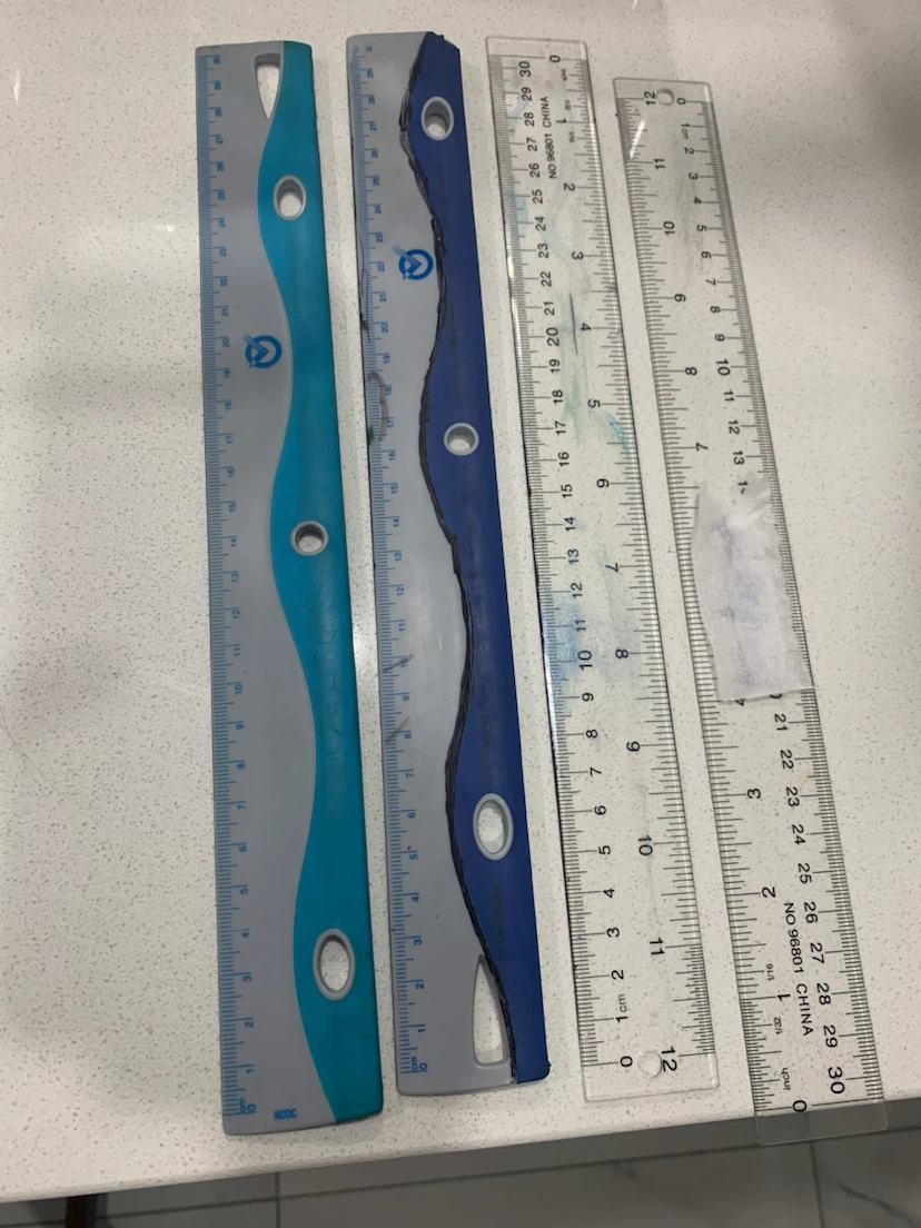 Set of 4 Rulers (30cm/12 inch)