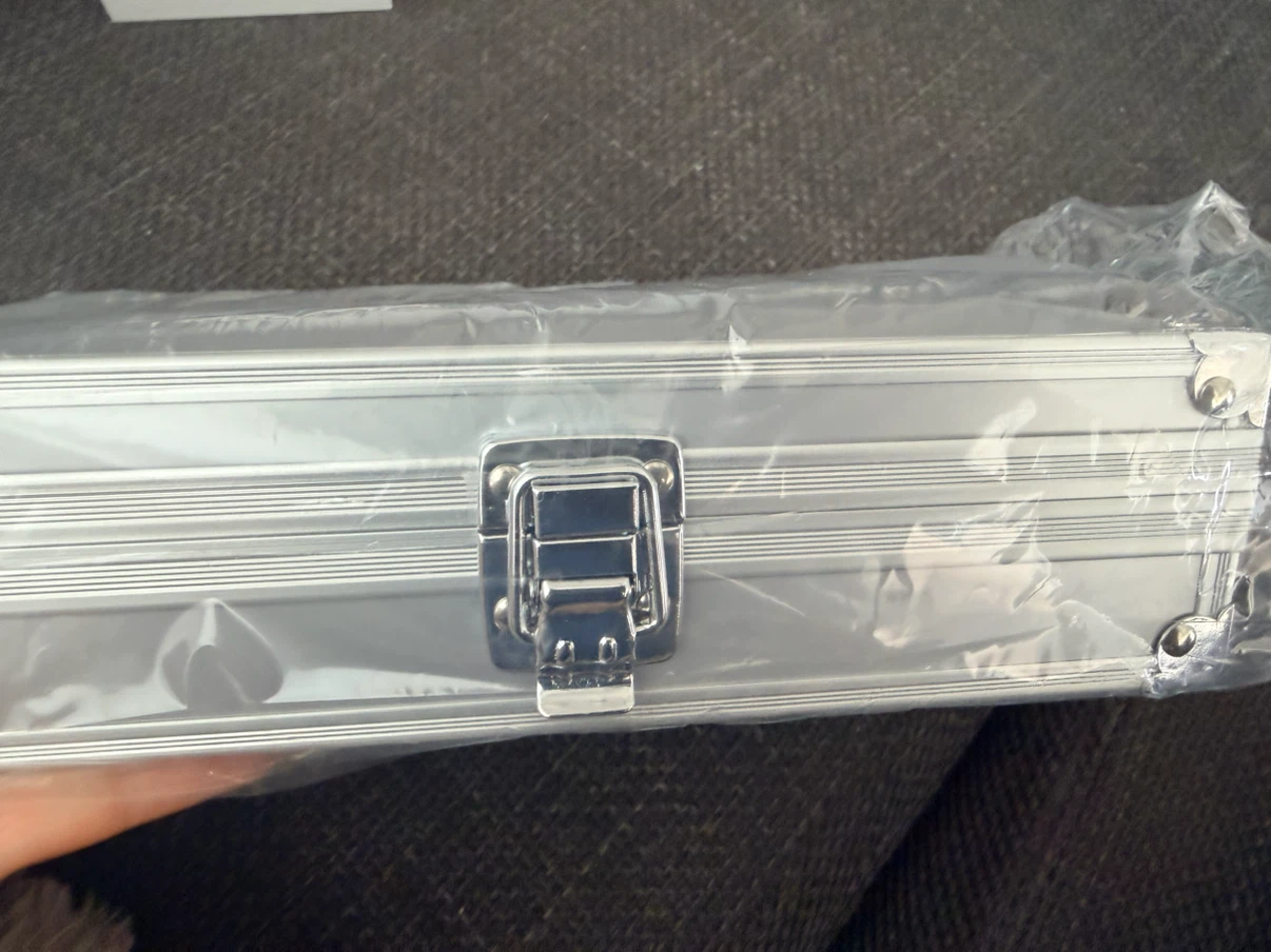 Silver Aluminum Case