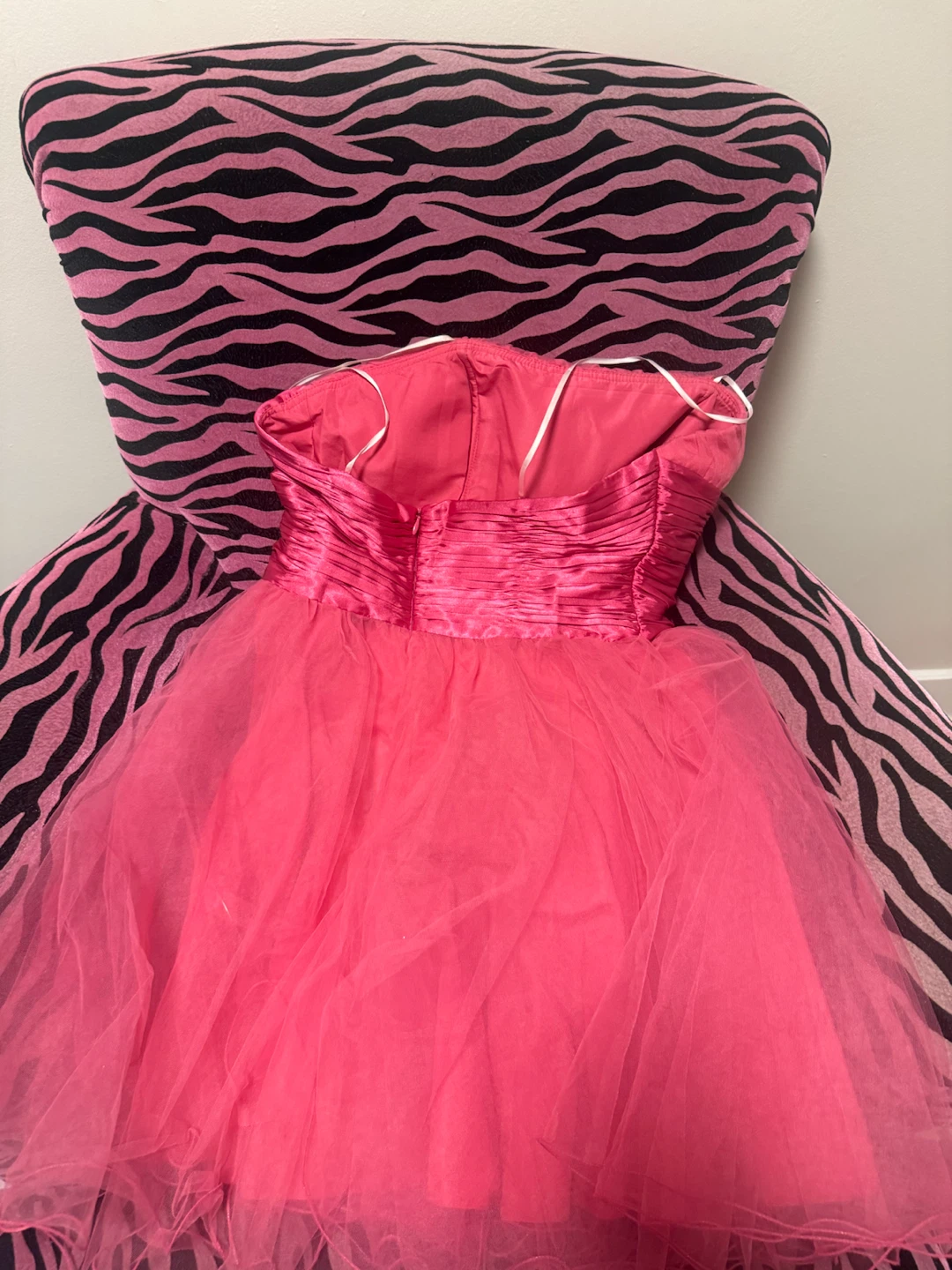 2000’s vintage NOX ANABEL Pink Embellished Tulle Dress - photo 3