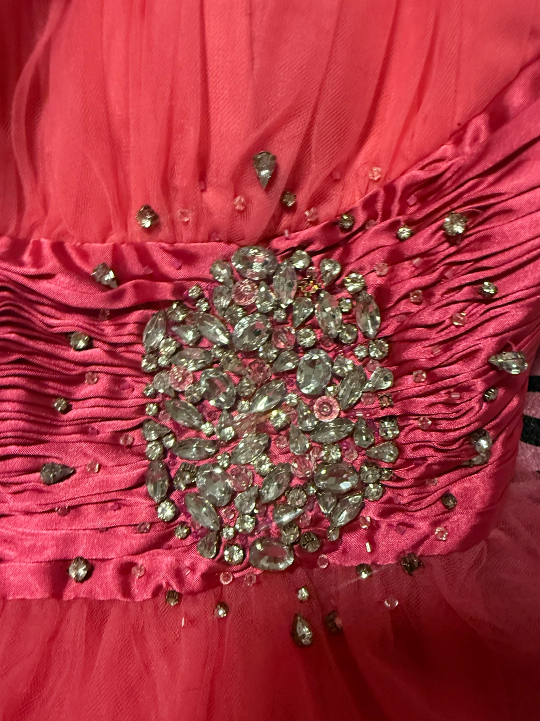 2000’s vintage NOX ANABEL Pink Embellished Tulle Dress - photo 4