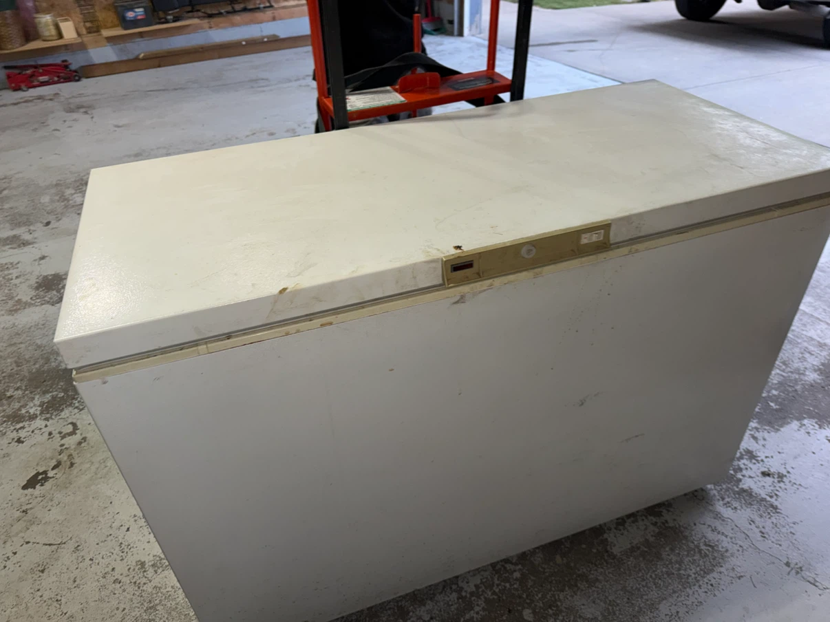 White Chest Freezer