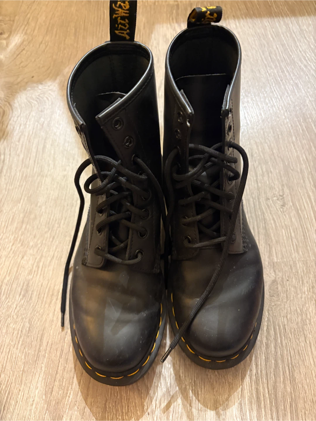 Dr. Martens Black Leather Boots 11821