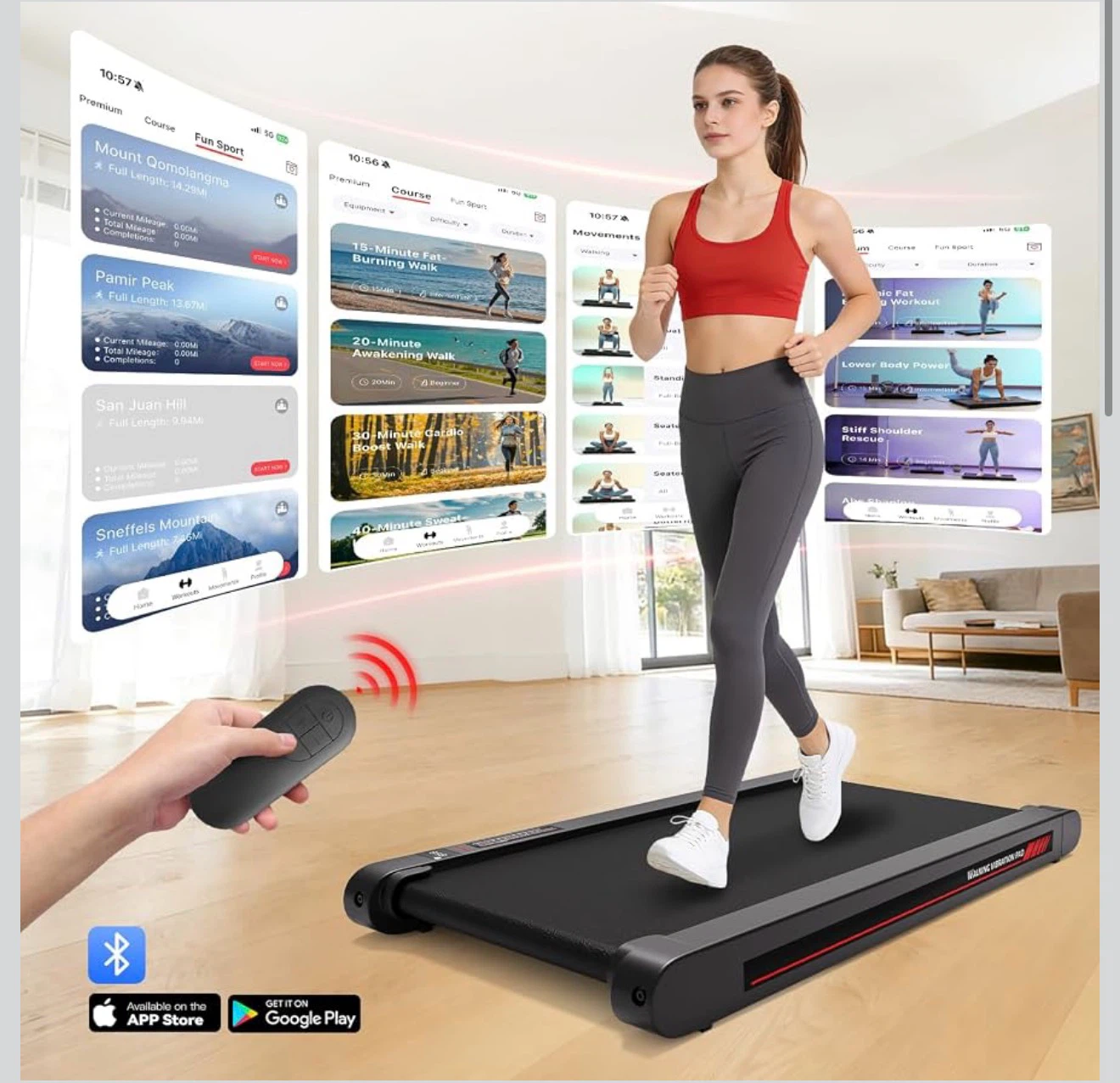 3-in-1 Vibration Walking Treadmill - photo 2