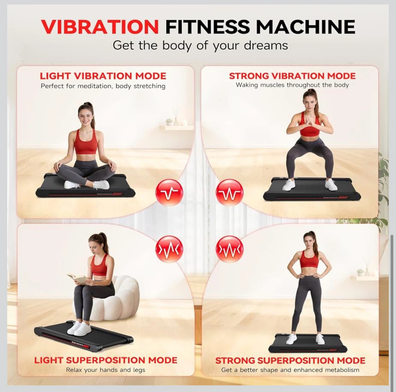 3-in-1 Vibration Walking Treadmill - photo 4
