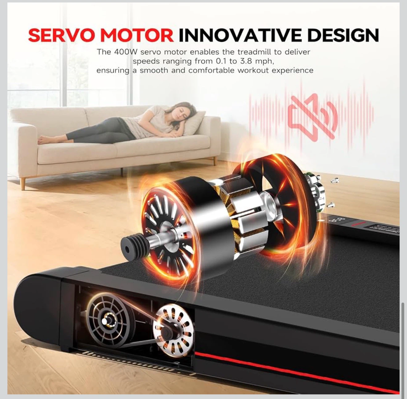 3-in-1 Vibration Walking Treadmill - photo 5