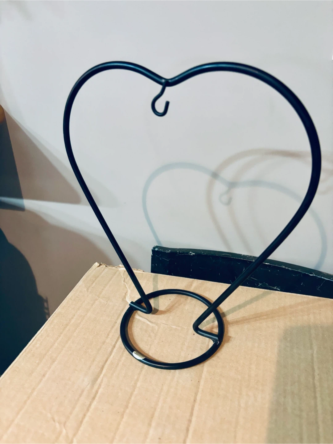 Wrought Iron Hanging Heart Shaped Candle Holder - photo 2
