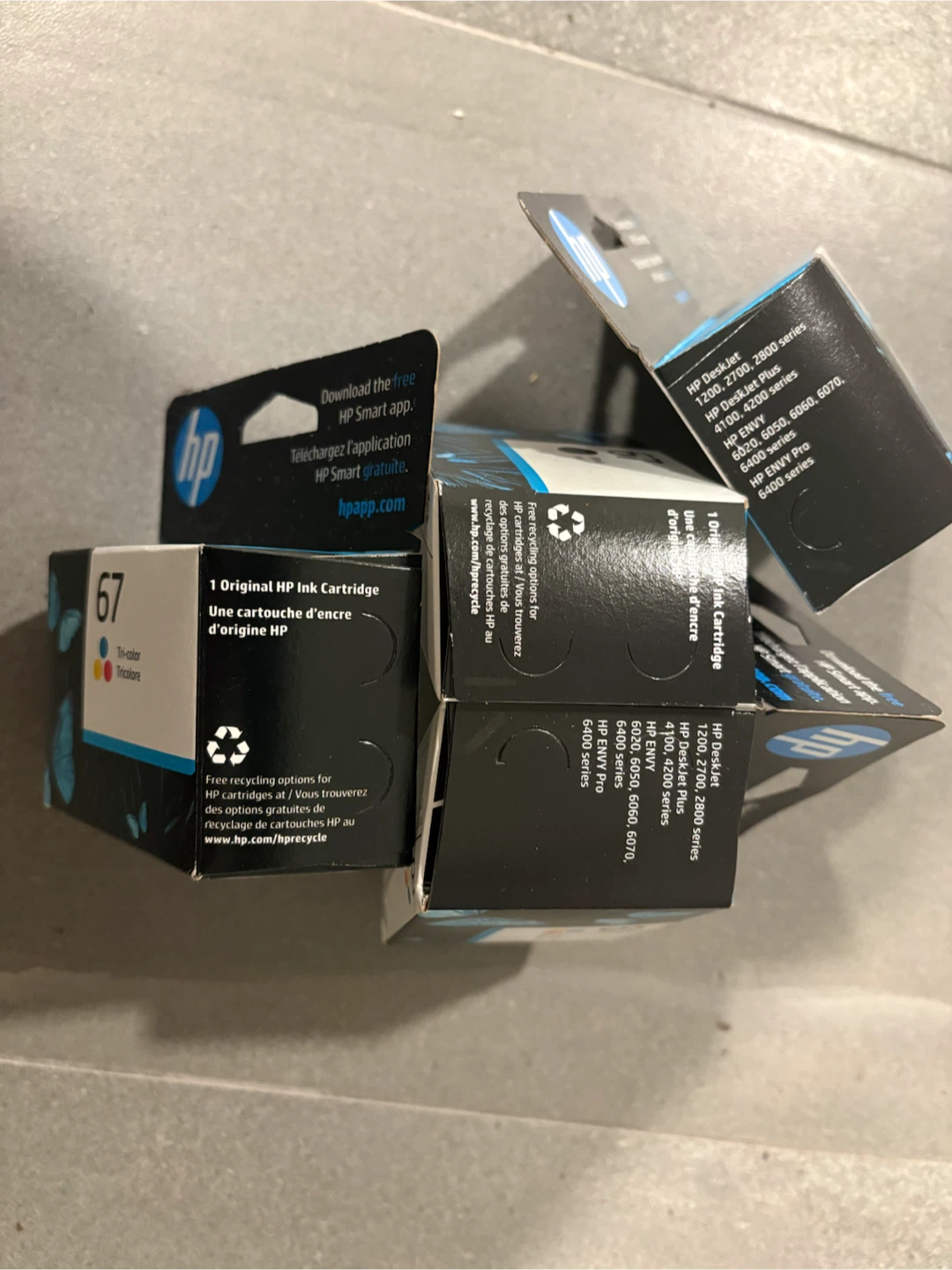 HP 67 Ink Cartridges (Black and Tri-color) - photo 3