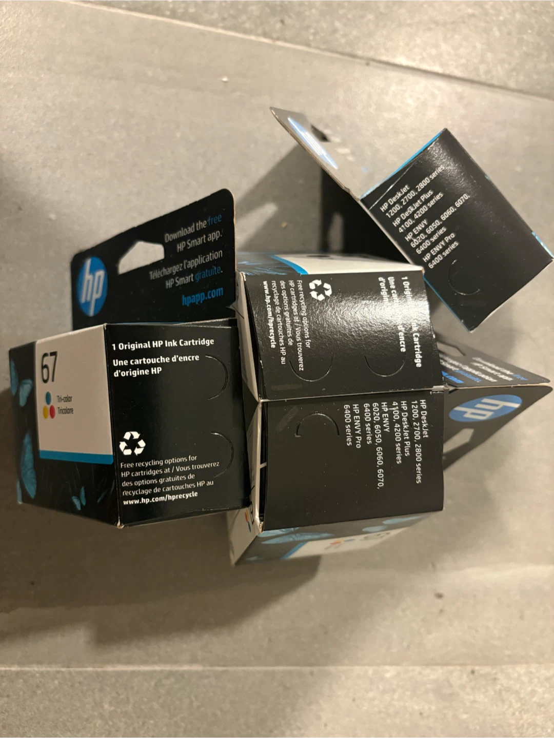 HP 67 Ink Cartridges (Black and Tri-color) - photo 4